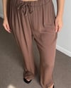 P&B MODEL KAHVE RENGİ İNCE TENCEL PANTOLON