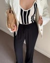P&B MODEL SİYAH İNCE TENCEL PANTOLON
