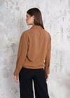RİGALA DEVE TÜYÜ ÇİFT CEP KAPAKLI UZUN KOLLU KISA OVERSIZE TENCEL GÖMLEK