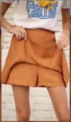 TRND ORANGE KUMAŞ ŞORT ETEK