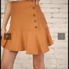 TRND ORANGE KUMAŞ ŞORT ETEK