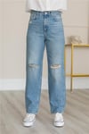 ZR ORJ NORMAL BEL DISTRESSED MOM JEAN