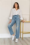 ZR ORJ NORMAL BEL DISTRESSED MOM JEAN
