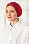 ArSel Dikişli Düz Bone Bordo BN080