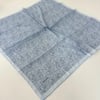 ARSEL MODA Soft Pamuklu Eşarp İtalyan Dikişli Mavi Serisi  LRB7101