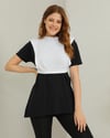 Beyaz Boyunluk Lastikli Standart Beden MKB0202