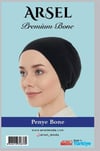 Dikişli Düz Penye Bone Siyah