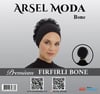 Dikişli Fırfırlı Penye Bone Siyah