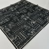 Locella Soft Pamuklu Siyah Beyaz Eşarp LDFC4202