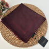 Lop'res Soft Pamuklu Eşarp Bordo LDN6706