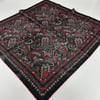 Lop'res Soft Pamuklu Eşarp Bordo  Siyah  LDN7506