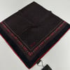 Lop'res Soft Pamuklu Eşarp  Bordo  Siyah LDN7508