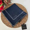 Lop'res Soft Pamuklu Eşarp Lacivert LDN6715