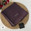 Lop'res Soft Pamuklu Eşarp Patlıcan Moru LDNA0512