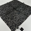 Lop'res Soft Pamuklu Eşarp Siyah Vizyon   LDNA1506