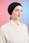 Lüx Premium Düz Dikişsiz Bone Siyah