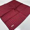 Picasso Jakarlı Soft Eşarp Bordo - Lacivert LDFZ0503