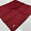 Picasso Jakarlı Soft Eşarp Bordo - Siyah LDFZ0507