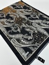 QASHKA Saten İpek Şal Etro Desen LBT0117