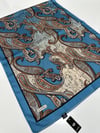 QASHKA Saten İpek Şal Etro Desen LBT0114