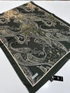 QASHKA Saten İpek Şal Etro Desen LBT0115