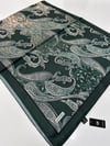 QASHKA Saten İpek Şal Etro Desen LBT0109