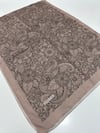 QASHKA Soft Pamuklu Şal Etro Desen LBD1113