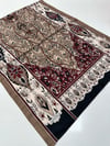 QASHKA Soft Pamuklu Şal Etro Desen LBD1526