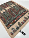 QASHKA Soft Pamuklu Şal Etro Desen LBD0613