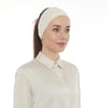 Silikonlu Bandana Ekru  BXA0107