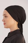 XL (Büyük Beden) Dikişli Düz Bone Siyah BN0901