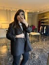 Çizgili Blazer Ceket