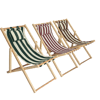Katlanır Başlıklı Ahşap Şezlong Sandalye