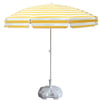 Sarı Çizgili Plaj Şemsiyesi 200 cm.