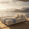Yat İçin Duble SUNBED SİRELLA Kumaşlı ( SET )