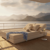 Yat İçin Duble SUNBED SİRELLA Kumaşlı ( SET )
