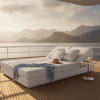 Yat İçin Duble SUNBED SİRELLA Kumaşlı ( SET )