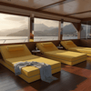 Yat İçin SUNBED SİRELLA Kumaşlı ( SET )