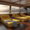 Yat İçin SUNBED SİRELLA Kumaşlı ( SET )