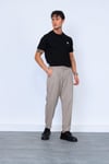 Bej Bağcıklı Pantolon