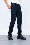 Lacivert Parça Boya Gabardin Pantolon