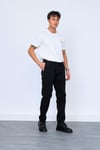 Siyah Chino Parça Boya Pantolon