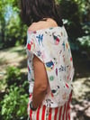 Bowl cotton blouse