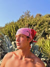 CINQUE TERRE BANDANA BLACK/RED