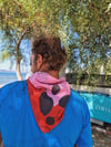 CINQUE TERRE BANDANA BLACK/RED