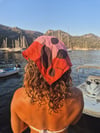 CINQUE TERRE BANDANA BLACK/RED