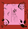 CINQUE TERRE BANDANA BLACK/RED