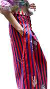 KUM STRIPED RED/DARKBLUE