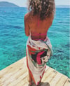 Orange Sun Cotton Pareo