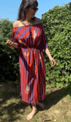 Striped Red Dress